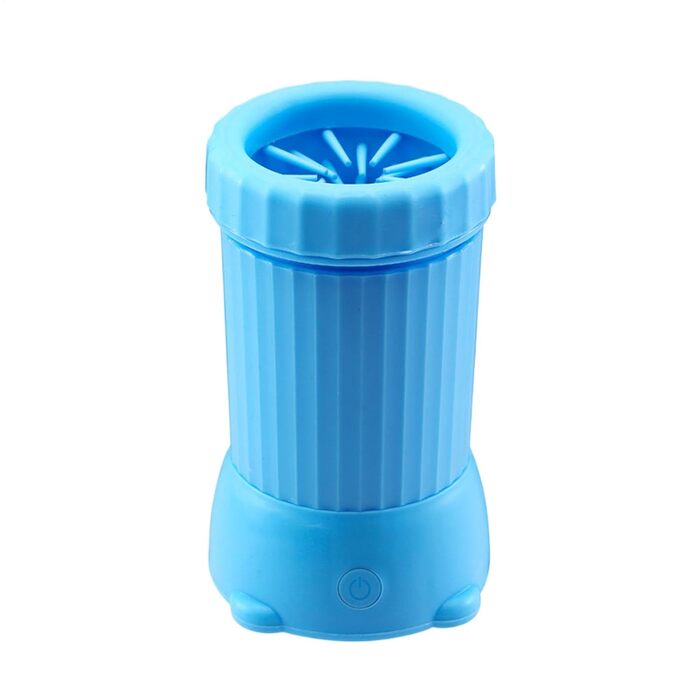 Електричний очищувач лап для собак, мийка лап | Автоматична чаша для миття лап | USB-перезаряджувана портативна машина для миття лап, інструмент для собак та котів Buddy Muddy для прогулянок, дому, блакитна