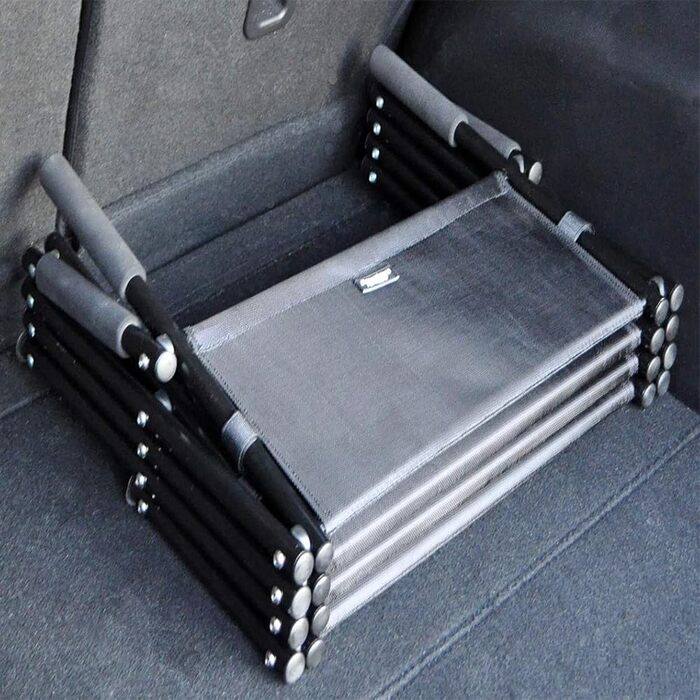 Складана рамка для собак у машину, 4 сходинки, до 90.7 кг, для SUV, вантажівки, диванів, ліжок