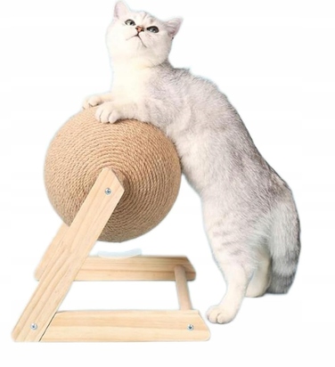 Низька кігтеточка K&M для котів до 60 см