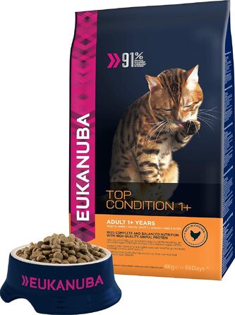 Сухий корм для котів Eukanuba з свіжим курчатиком, 10 кг