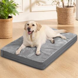 Ортопедичний лежак для великих собак Grosse Hundesofa: м'який та зручний, водонепроникний, антиковзкий, стійкий до укусів (XXL-91)