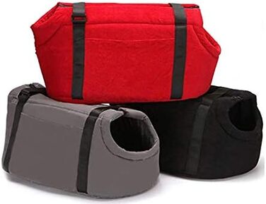 PETCUTE Сумка-переноска для собак та котів, чорна, 38x22x22 см