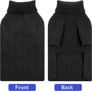 Пуловер для собак ASENKU XXL: теплий зимовий пуловер для великих собак, Пітбуль, Лабрадор, сірий колір