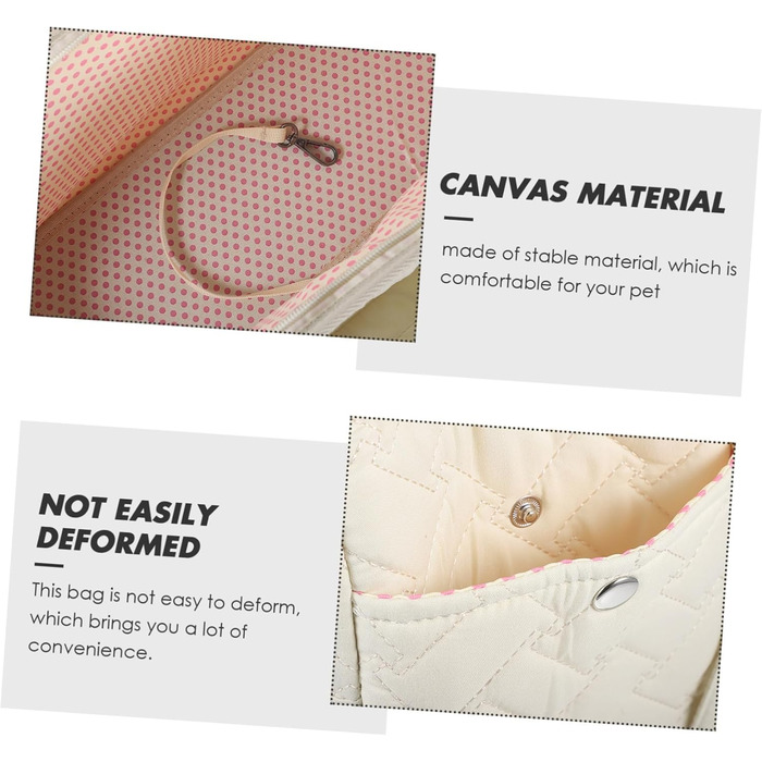 Переносна сумка-переноска для тварин Toyvian: дихаюча сумка для собак і котів, для подорожей, з великою кишенею для зберігання