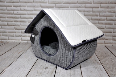 Будиночок-ліжечко SjestaPupila для собак та котів, розмір M (35x32 см)