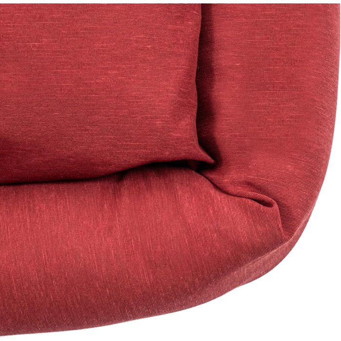 Кругле лежанка для собак та котів Batuffolo, червоний, 76x76x13 см (M)