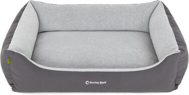 Ліжко для собак середніх порід Doctor Bark - м'яке та зручне, зелений колір (97x75 см)