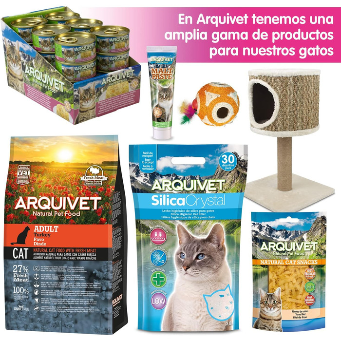 Драпак для котів Arquivet Eckkratzer сірого кольору, 12x12x49 см - великий вертикальний драпак, аксесуари для котів, точилка для кігтів