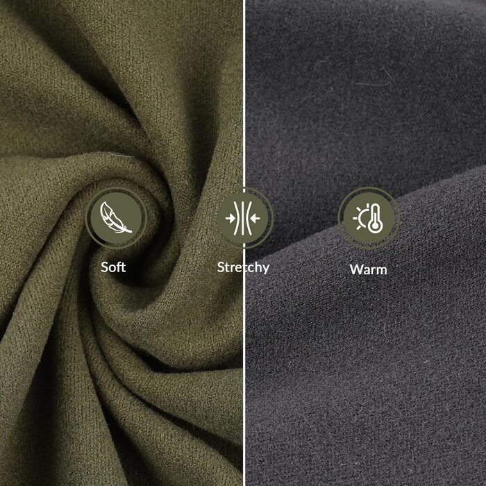 Теплий флісовий светр з високим коміром для грейхаундів, костюм, куртка, одяг для гальго, зимовий комбінезон, комфортний стиль для грейхаундів (Хакі, L)