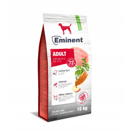 Сухий беззерновий корм для дорослих собак Eminent Premium Adult 26/15, 15 кг