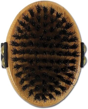 Щітка для грумінгу тварин BAMBOO GROOM Palm Brush: для собак та котів, з щетиною дикого кабана, для короткого та довгого волосся