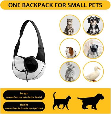 Персоналізована сумка-переноска для собак, з фото/текстом, для маленьких собак, Crossbody, для прогулянок та велосипеда