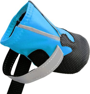 Водонепроникні чоботи для собак, 4 шт. - захист лап для малих, середніх та великих собак, блакитні та чорні