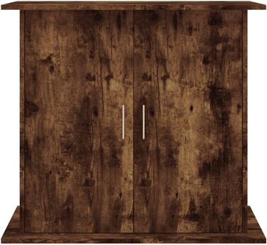 Тумба під акваріум ZEYUAN з ДСП, копчений дуб, 81x36x73 см, акваріумна підставка, шафа для акваріума