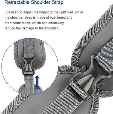 Сумка-переноска для собак маленьких порід (до 5 кг) | Дихаюча, регульована, широка лямка з анти-розривним гачком | Для прогулянок на вулиці (Large)