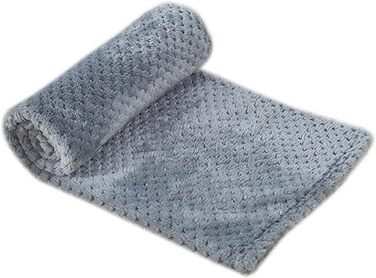 М'яка ковдра для собак та котів, 2 шт., 76x52 см (Сірий)
