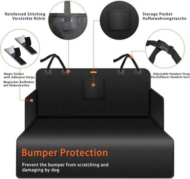 Захист для багажника автомобіля для VW Passat B9 Variant/Kombi (AB 2024) - захист бокової частини, водовідштовхуючий, стійкий до подряпин, ковзаюча підстилка для собак, захист краю багажника