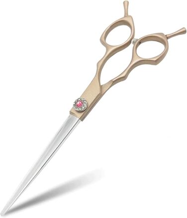 Набір професійних ножиць для грумінгу собак: прямі, вигнуті, розріджуючі (40%-50%)