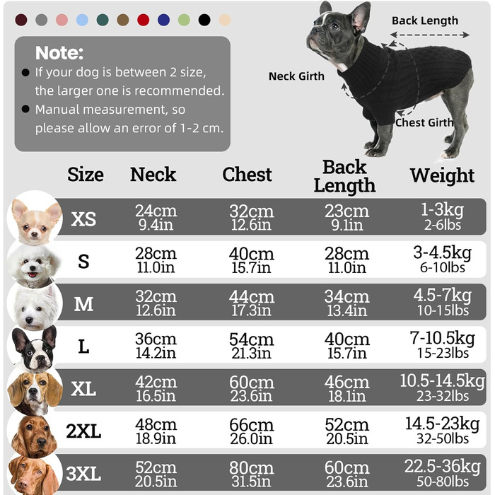 Пуловер для собак на Новий рік - теплий, з дірочкою для повідка, для чихуахуа, рейнхаунд та котів (S/L, чорний)