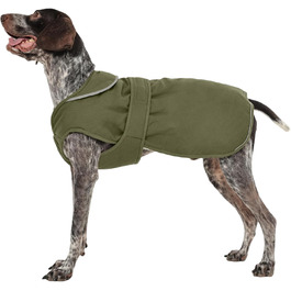 Зимовий теплий одяг для собак Kuoser: водонепроникний та вітронепроникний жилет з відбиваючими елементами, XS-3XL (обхват грудей 50-65 см)