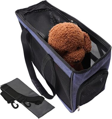 Сумка-переноска для собак маленьких порід | Сумка для подорожей та активного відпочинку – безпечний перенос тварин на плечі, для відпочинку, кемпінгу, подорожей, пікніків та прогулянок (фіолетовий)