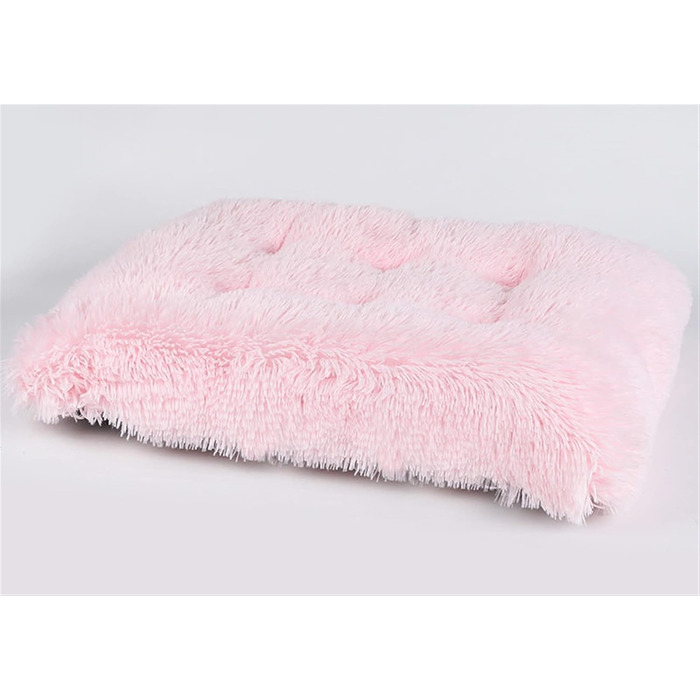 Крісло-ліжко для собак та котів LIVEINU з штучного хутра, прямокутне, м'яке, XL (94x63x10 см), світло-рожеве