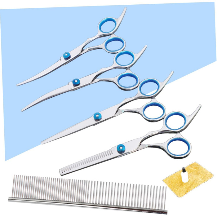 Набір професійних ножиць для грумінгу собак та котів, 6 дюймів, нержавіюча сталь