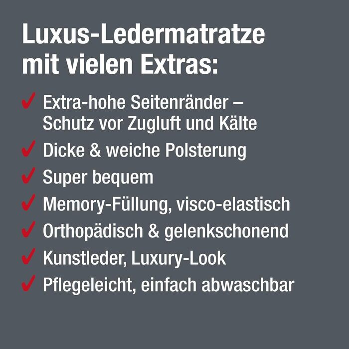 JAMAXX® Преміум лежанка для собак, ортопедична, з memory foam, 90x70 см, сіра