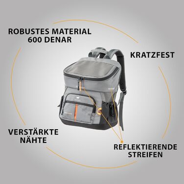 Рюкзак для собак та котів Ferplast Voyager Backpack, сірий, M-L