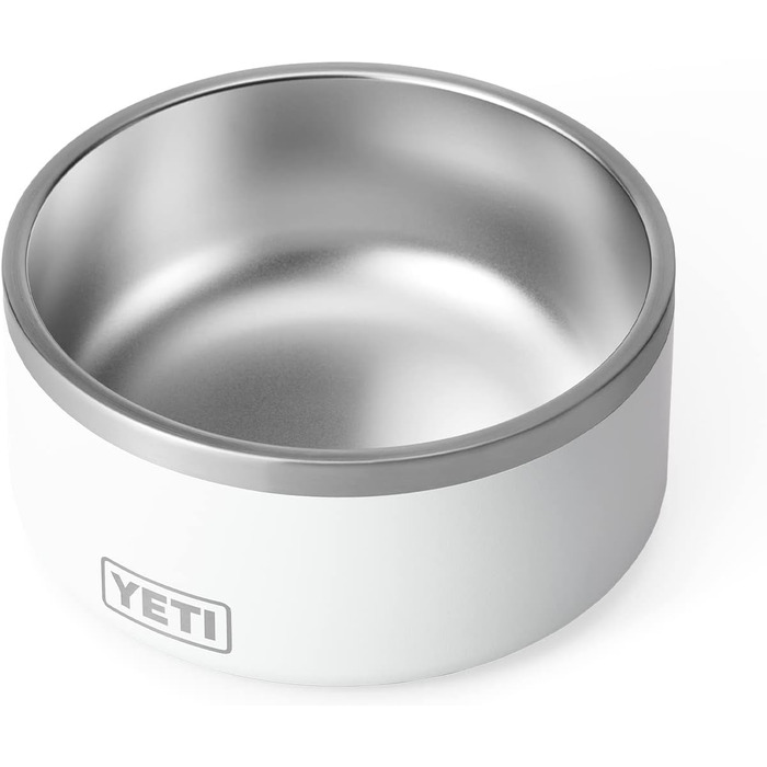 Миска для собак YETI Boomer, біла, 8 дюймів, нержавіюча сталь