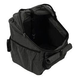 Складаний велосипедний кошик для собак, кошик для тварин з тришаровою сіткою, дихаючий кошик для собак та котів, переноска для тварин, рюкзак для собак та котів, велосипедна сумка (сірий)