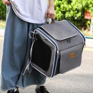 Велосипедний кошик для собак: дихаючий рюкзак-переноска для собак та котів | Безпечний транспорт для прогулянок, подорожей та сімейного відпочинку