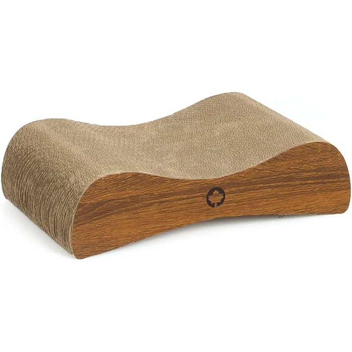 Котячий когтеточки Satellite Small - чорний, з котячою м'ятою, 37x10x23 см