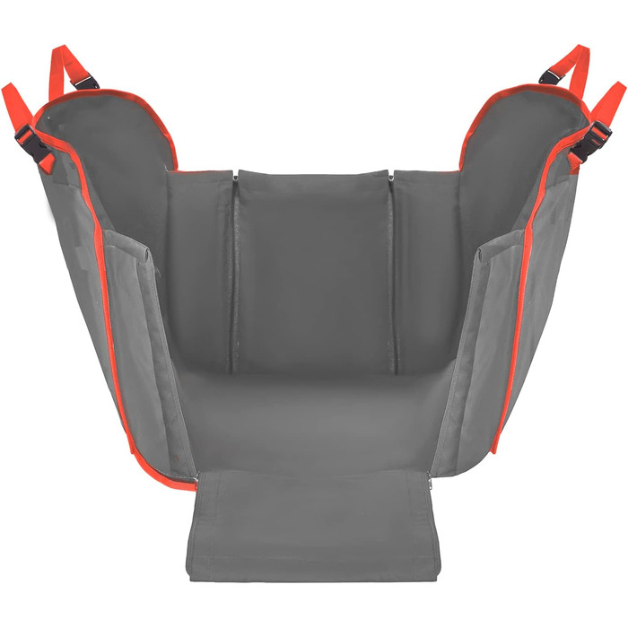 Накидка на сидіння автомобіля для собак, середніх та маленьких порід, цуценят – водовідштовхувальна, неслизька та стійка до подряпин. Захист заднього сидіння від бруду, плям та вологи (сіра)