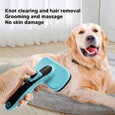 Професійна щітка для видалення шерсті собак та котів - видалення шерсті, безпечна та ефективна