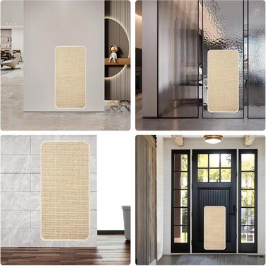 Килимок для дряпання котів, 3 шт., 50x25 см, сізаль, захист меблів та стін