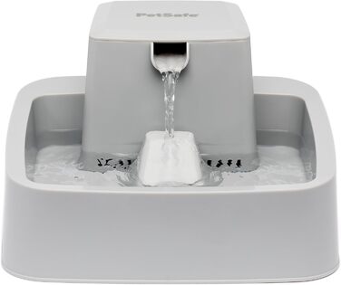 Автоматичний фонтан для води PetSafe Drinkwell 1,8 л, для котів і малих собак, з фільтром, легке очищення