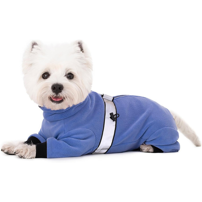 Теплий флісовий комбінезон для собак YRRYGMN з D-початком, для маленьких собак, світло-коричневий, лавандово-блакитний, розміри L, XXL