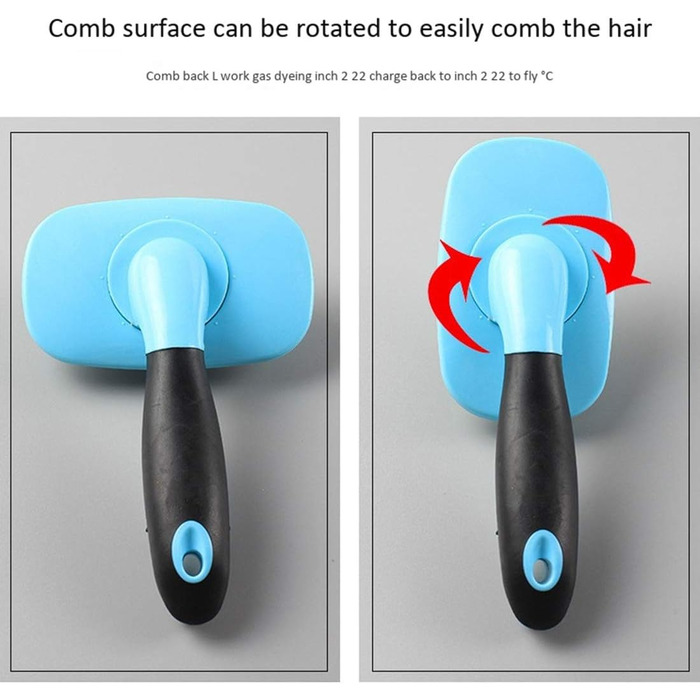 Слікер для собак 360° - щітка для грумінгу, видаляє 90% відмерлої шерсті, рожева