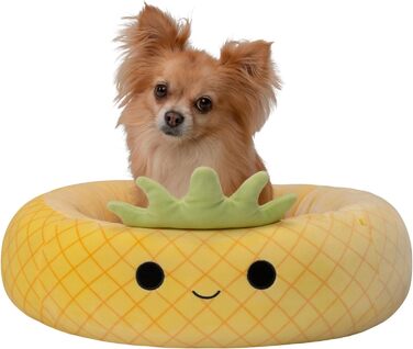Ліжко для домашніх тварин Squishmallows Maui Ананас 50 см, офіційний плюш Jazwares, супер м'яке