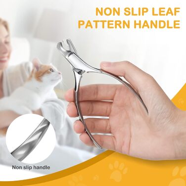Ножиці для обрізання кігтів собак та котів BEZOX Profi - професійний інструмент для догляду за тваринами, ергономічні