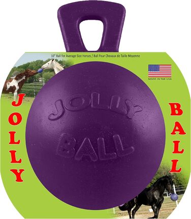 Іграшка м'яч для коней Horsemen Stolz Jolly Ball 25 см, фіолетовий, універсальний
