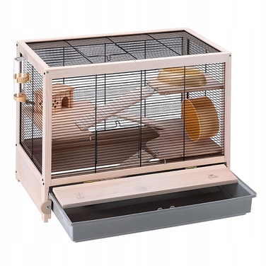 Дерев'яна клітка для гризунів FERPLAST HAMSTERVILLE, 60x34x49 см