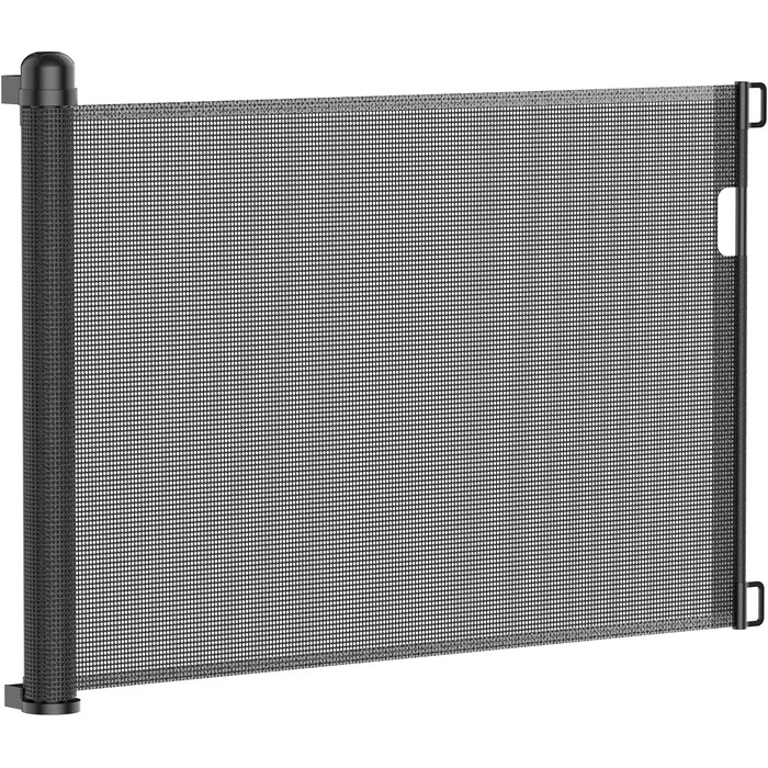 Захист для воріт Naizy Rollo 0-150см: сітка для собак, захист від дітей, ролетний тип, чорний 150см