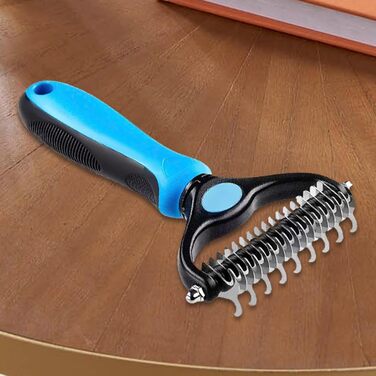 Щітка для видалення ковтунів для котів та собак, двостороння, для грумінгу та линьки шерсті | Професійний аксесуар для догляду за тваринами