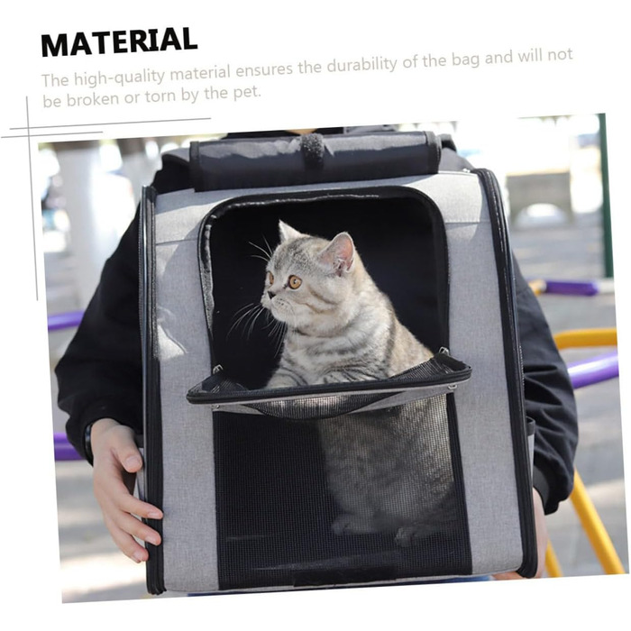 Рюкзак для котів Verdanverse: дихаючий, місткий, з міцного матеріалу, для транспортування котів та маленьких тварин