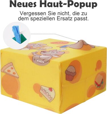 Інтерактивна іграшка для котів Migipaws 3 в 1: MigiBox з 12 отворами, електрична, з підсвічуванням, паперова, для розваги котів, перезаряджається