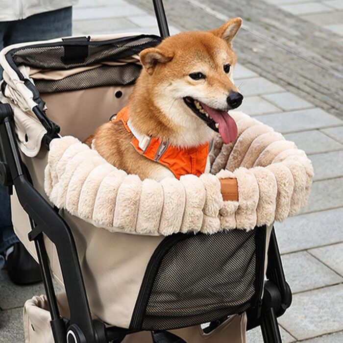 М'яка килимок для дитячої коляски, миючий, з магнітною застібкою, для домашнього використання, подорожей та на вулицю, підходить для собак та котів (хакі)