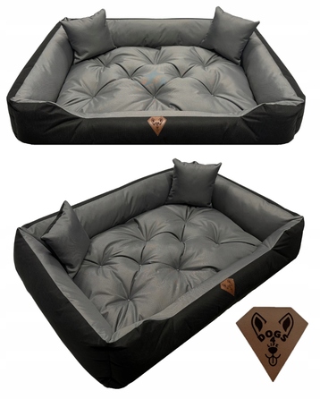 Ліжко-канапа для собак Dogs 4 Life, чорна, 100 см x 75 см