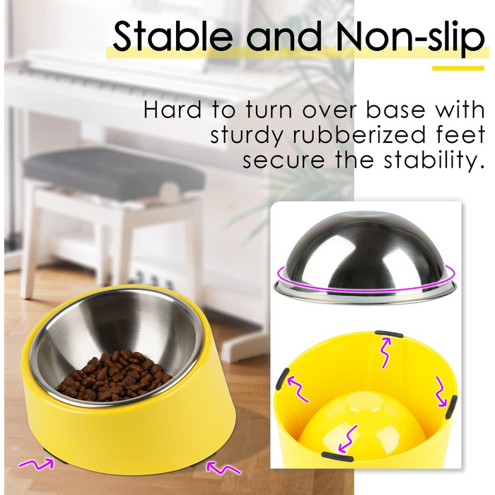 Нахилений годівниця для собак та котів SuperDesign 15°, Melamin, 300 мл, м'ятно-зелений